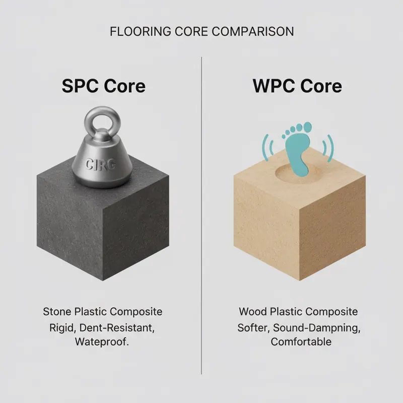 Core Differences: SPC vs. WPC Flooring