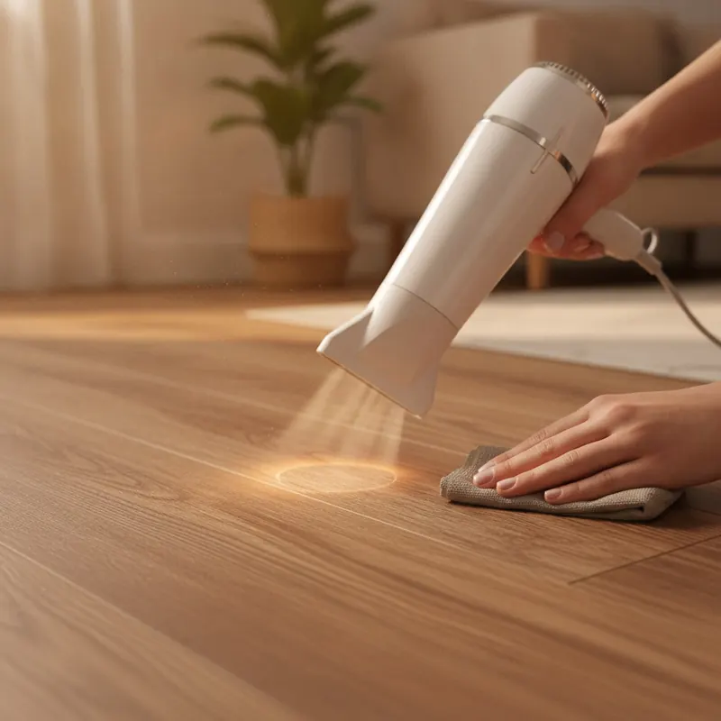 DIY Repair for Minor Vinyl Floor Dents