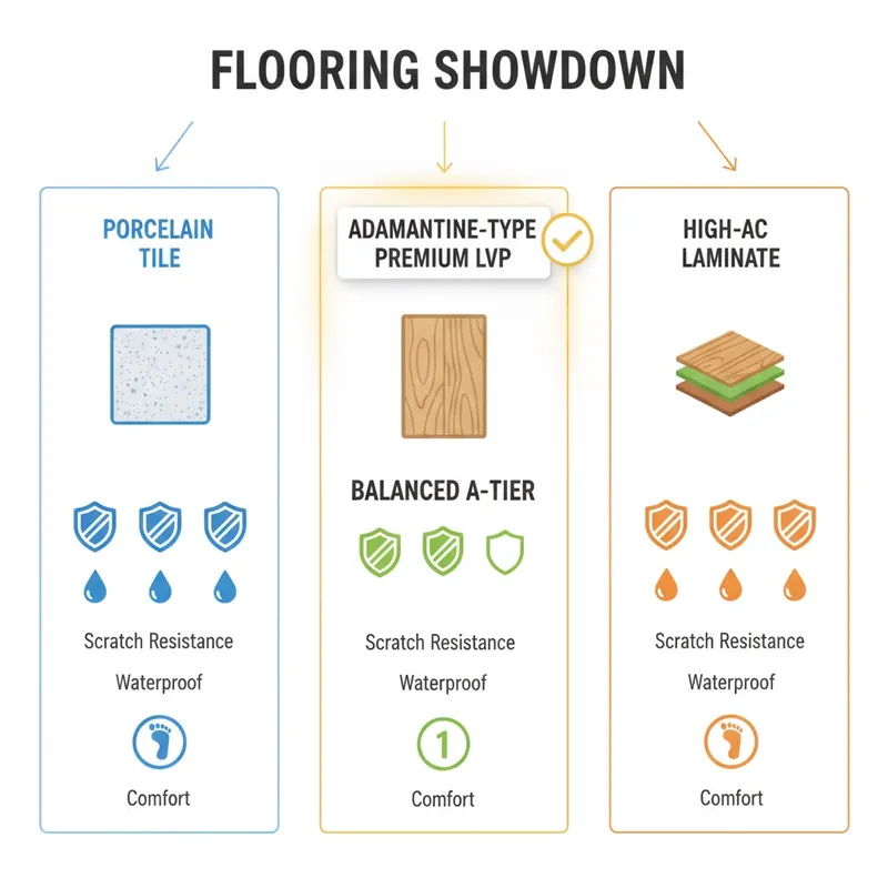 High-Traffic Flooring Showdown