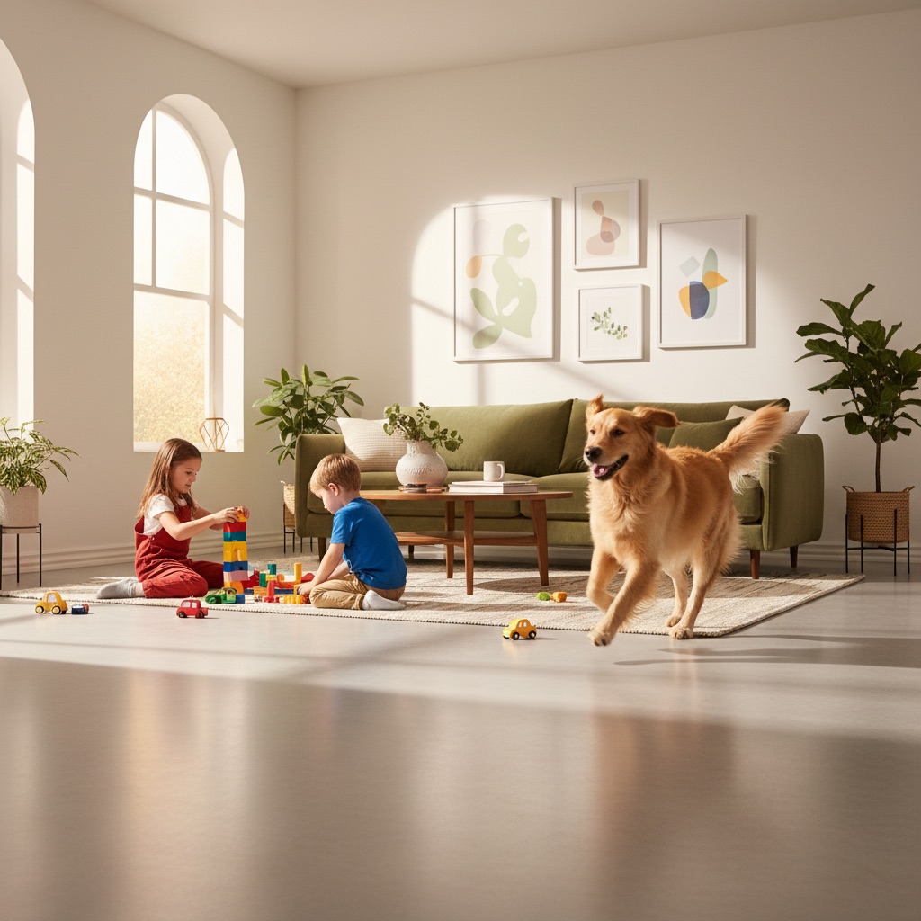 Adamantine Flooring & Beyond: The Science of Indestructible, Scratch-Resistant Floors for Active Homes