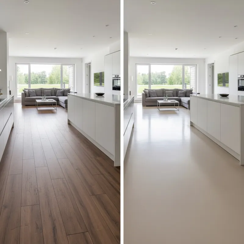 The Forever Floor Blueprint: Adamantine & Seamless Flooring for Open-Concept Living
