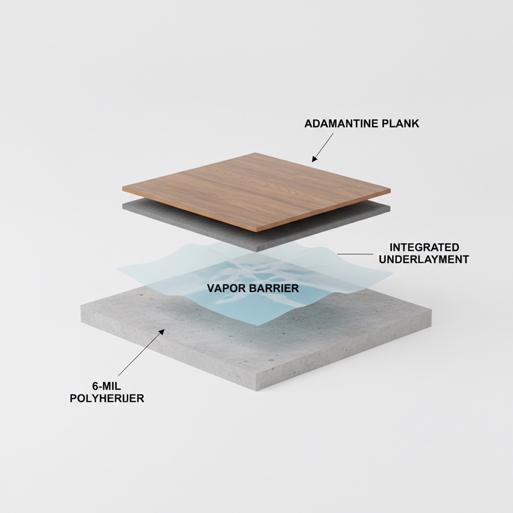 The Waterproof Flooring System Layers