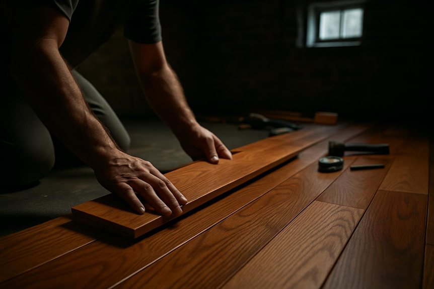 basement hardwood installation guidelines