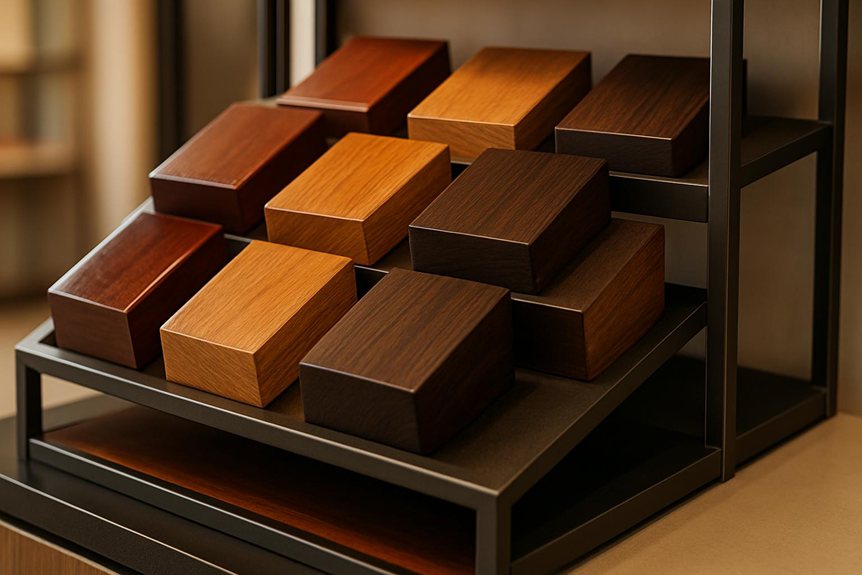 interactive hardwood display ideas