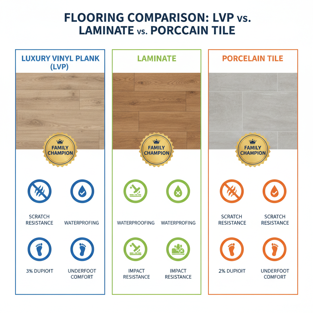 High-Traffic Flooring Durability Matrix for Families High-Traffic Flooring Durability Matrix for Families